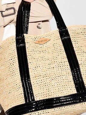 Medium Raffia Tote Bag NWT